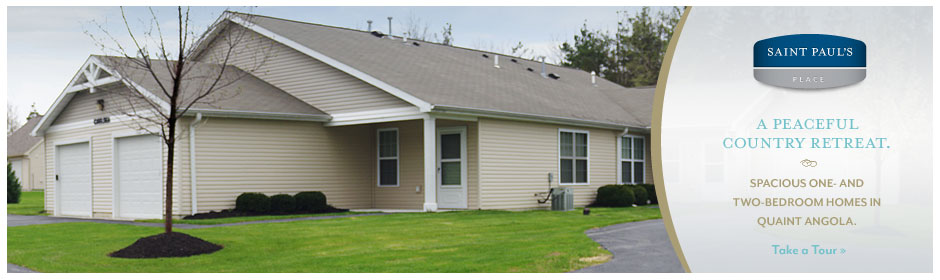 A comfortable quiet senior community located in Angola, NY
